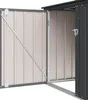 Úložná krabica do záhrady Čierna 151,5 x 82 x 110,5 cm Oceľ Náhľad obrázku produktu 11