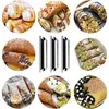 18-teilig Croissant Backformen Set aus Edelstahl, Hörnchen Produktbild-Vorschau 7