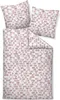 A flat lay of a duvet cover and two pillowcases with a polka dot pattern. Produktbild-Vorschau