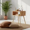 Nachttisch mit offenem Fach Skandinavisches Design Produktbild-Vorschau 7