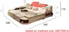 Leder Bett Betten Polster Doppel Multifunktion 180x200 Produktbild-Vorschau 5