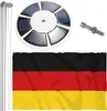 Brubaker 6 m Aluminium Fahnenmast inkl. Deutschland Flagge Produktbild-Vorschau 6