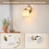 Wandleuchte Innen Wandlampe E27 Fassung Dimmbar mit Produktbild-Vorschau 4