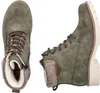 A pair of green Rieker boots shown from two different angles against a white background. Produktbild-Vorschau