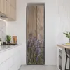 Kwiaty na drewnianym tle - Magnetyczna osłona lodówki - Podgląd zdjęcia produktu 2