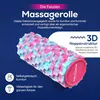 Body & Mind Rouleau de fascia rose-bleu Voir les images du produit 2