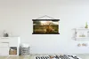 MuchoWow® Textilposter Schottisches Hochlandrind - Sonne - Produktbild-Vorschau 2