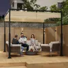 XINZI Freistehende Pergola 3×4 m mit Schiebedach, Produktbild-Vorschau 10