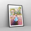 Gerahmtes Poster - Schwarzer Rahmen - Boho Heidekraut Frau Produktbild-Vorschau 8