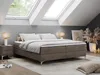 Boxspring bez čela LESS na vysokých nožičkách s úložným Náhled obrázku produktu 1