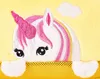 Brubaker unicorno di peluche bianco in borsetta - 20 cm - Anteprima dell’immagine prodotto 5