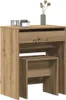vidaXL Toaletný stolík Artisan – dub 60 x 40 x 75 cm Náhľad obrázku produktu 2