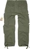 Back view of olive green cargo pants. Produktbild-Vorschau