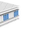 A cross-section of a mattress showing its internal layers, including pocket springs. Produktbild-Vorschau