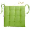 Lavea® Sitzkissen 40x40 cm, 8er Set, Lindgrün - mit Produktbild-Vorschau 3