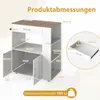 Wózek kuchenny COSTWAY na kółkach, wózek do serwowania z Podgląd zdjęcia produktu 3