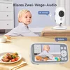 4 pouces Babyphone avec 2 caméras VOX vision nocturne Voir les images du produit 18