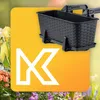 Květináč KADAX "Castro", květináč s uchy, 40 cm, antracit, Náhled obrázku produktu 7
