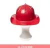 Feuerwehrhelm Kinder Fasching größenverstellbar - Farbe rot Produktbild-Vorschau 3