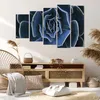 Bild auf Leinwand - Leinwandbild - 5 Teile - Blau Kaktus Produktbild-Vorschau 7