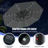 COSTWAY parasol 300 cm z diodami LED i korbką, parasol Podgląd zdjęcia produktu 7