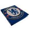 A folded blue blanket with the Chelsea FC logo printed on it, set against a white background. Náhľad obrázku produktu