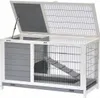 Meerschweinchenstall Easy grau weiß Produktbild-Vorschau 1