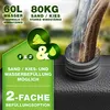 tillvex® Pied de parasol anthracite 60 litres / 80 kg - 4 Voir les images du produit 3