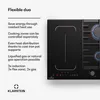 Klarstein dvojitá indukční a plynová varná deska, 7 kW plný Náhled obrázku produktu 2