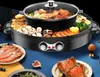 2200W patelnia grillowa podwójny garnek grillowanie gorący Podgląd zdjęcia produktu 2