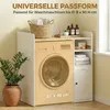 Mobiletto per lavatrice HOMCOM, armadietto da bagno con Anteprima dell’immagine prodotto 5