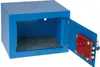 Möbeltresor mit einem Doppelbartschloss von HMF mit 23 cm Breite in Blau Anteprima dell’immagine prodotto