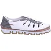Gemini Damen Sneaker Leder Cutouts sportliche Schnürschuhe Produktbild-Vorschau 28