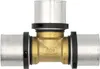 Pipetec Pressfitting T-Stück 26x26x26 mm TH Kontur Produktbild-Vorschau 2