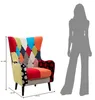 FURNLUX fauteuil Imperial, oranje, 73 cm / Hoofdkleur: Productafbeelding-voorbeeld 9