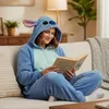 Pigiama tutina Kigurumi costume per adulti Blu Stitch XXXL: Anteprima dell’immagine prodotto 7