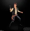 A Star Wars Black Series Han Solo action figure posed against a black background. Produktbild-Vorschau