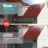 Comparison of two solar light designs on a house exterior. Produktbild-Vorschau