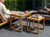 2er Garten Beistelltisch aus Akazienholz – Braun Produktbild-Vorschau 2