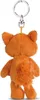 A plush toy keychain of an orange fox. Anteprima dell’immagine prodotto