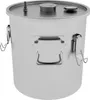 A stainless steel smoker oven on a white background. Produktbild-Vorschau