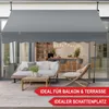 ONBEST Balkonmarkise | ohne Bohren | 400 x 120 cm | mit Produktbild-Vorschau 5