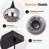 Lampada a sospensione ZMH, vetro, 126 cm, attacco E27, Anteprima dell’immagine prodotto 6
