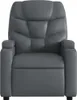 Massagesessel Relaxsessel Grau Kunstleder Produktbild-Vorschau 6