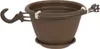 Blumenampel Pflanztopf Galicia  Ø 25xH 16 cm Braun Produktbild-Vorschau 1