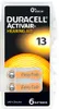 Duracell Activair Zinc Air 13 1,45 V (6 ks v blistru) Náhled obrázku produktu 1