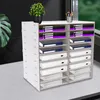 Bílý stolní pořadač na dokumenty z dřevovláknitých desek Náhled obrázku produktu 10