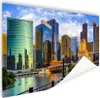 MuchoWow® Poster Chicago - Fluss - Turm 60x40 cm - Produktbild-Vorschau 1