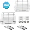 Jopassy 4X telescopico cassetto cucina cassetto armadio Anteprima dell’immagine prodotto 1