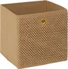 Aufbewahrung Korb Stoff braun 31x31x31 cm Produktbild-Vorschau 1